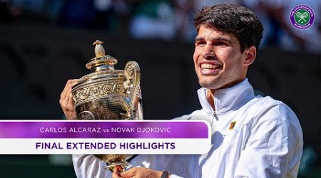 Carlos Alcaraz vs Novak Djokovic | Final Extended Highlights | Wimbledon 2024