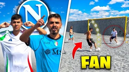 ⚽️ NAPOLI YOUTUBE vs FAN | 5 contro 5 in spiaggia 