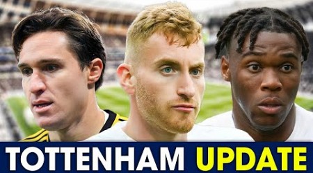 Spurs Make Chiesa Contact • Napoli Want Deki • Udogie Not Fit Ft.@tottenhamontour [TOTTENHAM UPDATE]