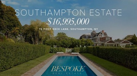 $16,995,000 Historic Southampton Estate Section Residence