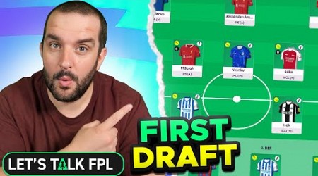 MY FIRST FPL DRAFT | Fantasy Premier League Tips 2024/25