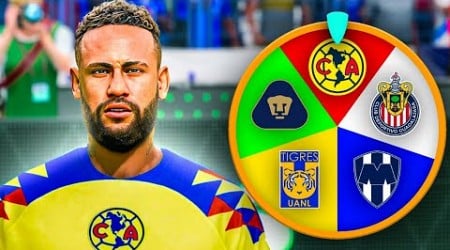 RESIMULE LA CARRERA DE NEYMAR pero EN LA LIGA MX