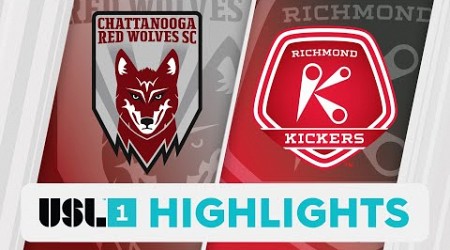 7.13.2024 | Chattanooga Red Wolves SC vs. Richmond Kickers - Game Highlights