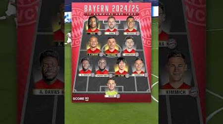 Bayern München 2024-25 - If rumours are true 