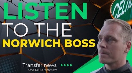 Norwich boss on Adam Idah after links to Celtic