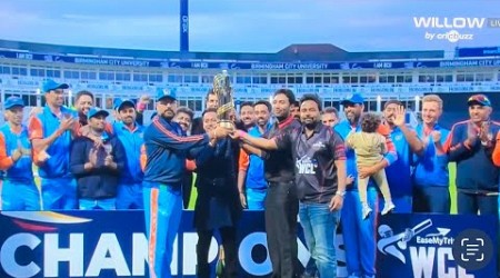 “Yuvraj Singh &amp; India Champions Lift First Ever WCL Trophy in Birmingham!”