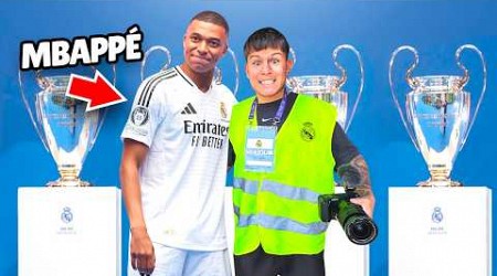 CONOCI A MBAPPE EN EL ESTADIO DEL REAL MADRID..