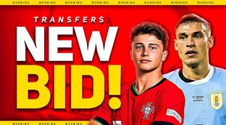 NEW Ugarte BID! Neves Transfer HIJACK? Yoro Announcement DAY! Man Utd Transfer News