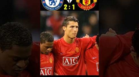 Ronaldo never forget this match - manchester United vs Chelsea Penalties #shorts #sports #football