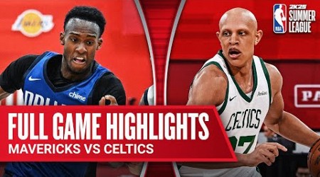 MAVERICKS vs CELTICS | NBA SUMMER LEAGUE | FULL GAME HIGHLIGHTS