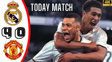 Real Madrid vs Manchester United 4-0 | All Goals &amp; Extended Highlights MBAPPE Real Madrid