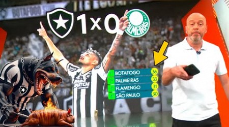 BOTAFOGO JOGOU NÍVEL CHAMPIONS LEAGUE E JANTA O PALMEIRAS 