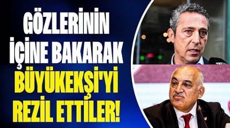 CANLI - Fenerbahçe Başkanı Ali Koç ve yönetici Hulusi Belgü, Büyükekşi&#39;yi rezil etti!