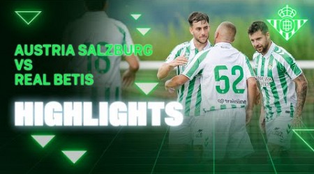 Resumen del partido Austria Salzburg - Real Betis (1-5) ⚽