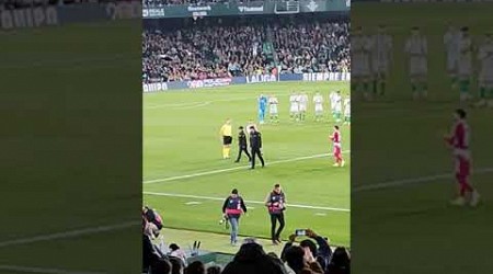 Homenaje del fútbol a la Policía Nacional en su 200 aniversario. Betis-Granada.13-01-24