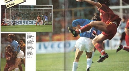 Sampdoria-ROMA 1-1 GIANNINI 11ª giornata Ritorno 12-04-1992