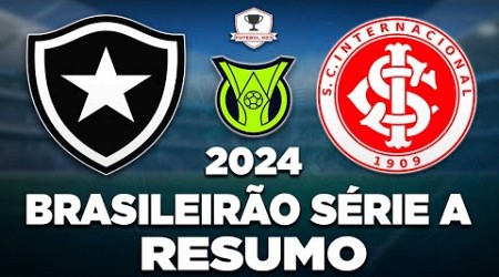 BOTAFOGO x INTERNACIONAL AO VIVO | BRASILEIRÃO SÉRIE A 2024 | 18ª RODADA | NARRAÇÃO