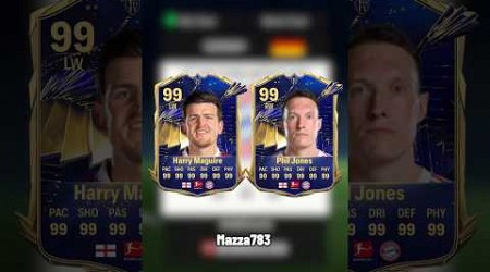 I added a 99 rated Harry Maguire and Phil Jones to Bayern Munich on FC 24