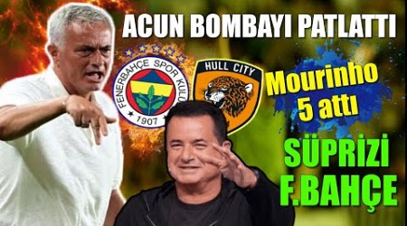 Mourinho 5 attı Acun&#39;dan Süprizi kaptı! 7. Transfer Fenerbahçe&#39;ye..