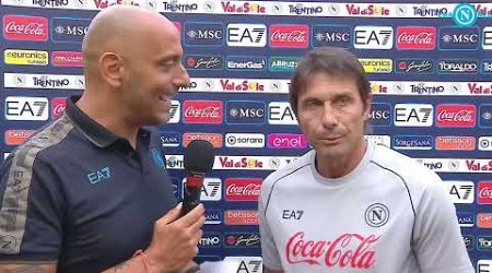 Conte post Napoli-Mantova 3-0: Buon test, veniamo da giorni duri di lavoro.