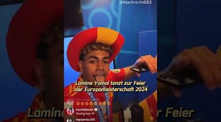 Lamine Yamal tanzt zur Feier der Europameisterschaft 2024