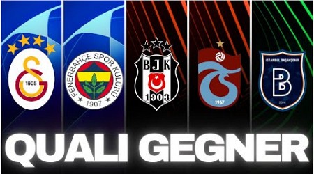 EUROPA QUALIFIKATION: Das sind die Gegner der türkischen Vertreter!