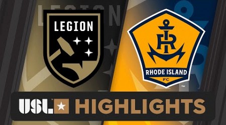 07.17.2024 | Birmingham Legion FC vs. Rhode Island FC - Game Highlights