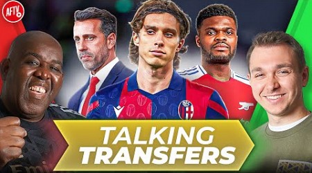 Calafiori STALLING!? Plus ESR Out, Merino In? | Talking Transfers