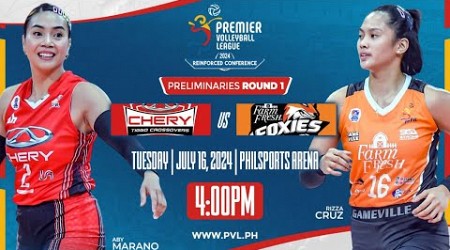 CHERY TIGGO vs. FARM FRESH - Full Match | Preliminaries | 2024 PVL Reinforced Conference