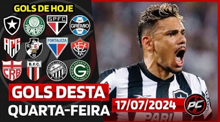 ⚽️ TODOS OS GOLS DESTA QUARTA 17/07/2024 GOLS DE HOJE, GOLS DO DIA, GOLS DO BRASILEIRÃO (COMPLETO)