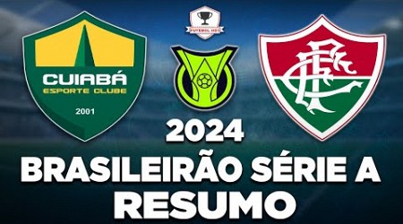 CUIABÁ 0 x 1 FLUMINENSE AO VIVO | BRASILEIRÃO SÉRIE A 2024 | 18ª RODADA | NARRAÇÃO