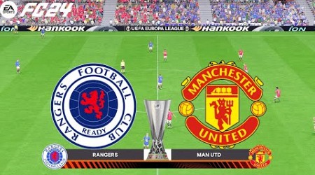 FC 24 | Rangers vs Manchester United - UEFA Europa League - PS5™ Full Gameplay