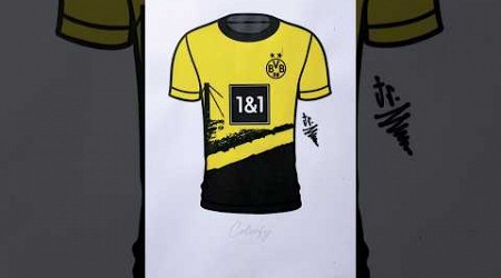 Borussia Dortmund Jersey #bvb #dortmund #championsleague #football #futebol #futbol #asmr #markers