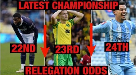 THE CURRENT FAVOURITES TO BE RELEGATED FROM THE SKY BET CHAMPIONSHIP! (24/25)