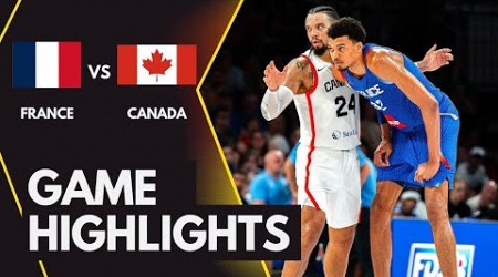 FRANCE VS CANADA | Basketball Friendly Game | Full Highlights | July 19,2024