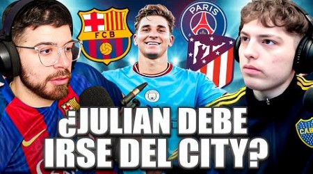 JULIÁN ÁLVAREZ DEBE IRSE DEL CITY? ¿BARCELONA, PSG O ATLÉTICO? Debate con @DavooXeneizeTwitch