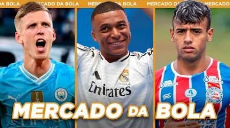 MBAPPÉ É APRESENTADO NO REAL│GUARDIOLA QUER DANI OLMO NO CITY e+ - Mercado da Bola 2024