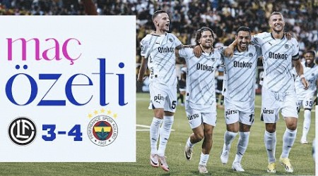 MAÇ ÖZETİ: FC Lugano 3-4 Fenerbahçe | UEFA Şampiyonlar Ligi 2. Ön Eleme Turu 1. Maç