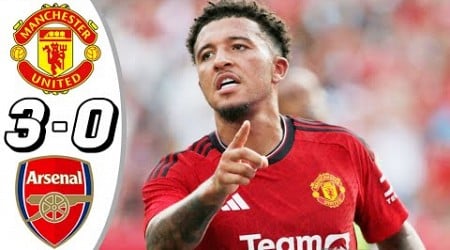 Manchester United vs Arsenal 3-0 - All Goals &amp; Highlights - Friendly Match 2024