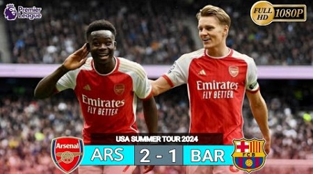 Arsenal vs Barcelona 2 - 1• Arsenal pra-musim friendly match 