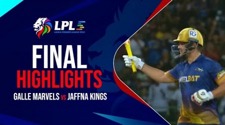 Lanka Premier League Highlights | Mendis &amp; Rossouw lead Jaffna to glory | Final | #LPLOnStar