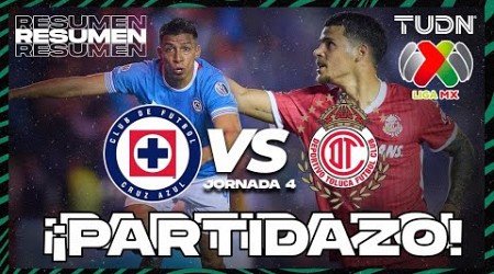 HIGHLIGHTS | Cruz Azul vs Toluca | Liga Mx -AP2024 - J4 | TUDN