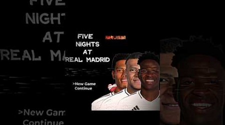 FNAF in Real Madrid ☠️ #footballshorts #football #edit #youtubeshorts #realmadrid #viniciusjr