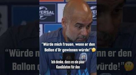 Für Pep ist das Rennen offen 