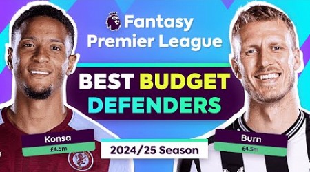 FPL GW1: BEST BUDGET DEFENDERS | Players to Watch | Fantasy Premier League 2024/25 Tips