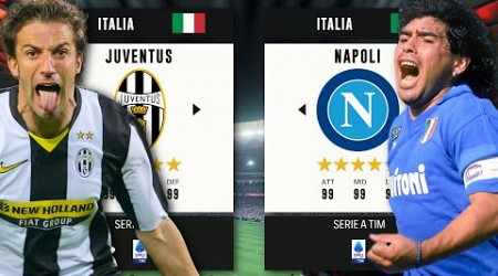 JUVENTUS vs. NAPOLI ma SONO TUTTE LEGGENDE su FC24