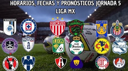 Asi Se Jugara La Jornada 5 Del Futbol Mexicano Luego Del Torneo De La Leagues Cup