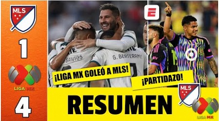 LIGA MX le pegó una GOLEADA 4-1 a la MLS en Juego de las Estrellas. Juan Brunetta, figura | Resumen