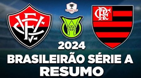 VITÓRIA 1 x 2 FLAMENGO AO VIVO | BRASILEIRÃO SÉRIE A 2024 | 19ª RODADA | NARRAÇÃO