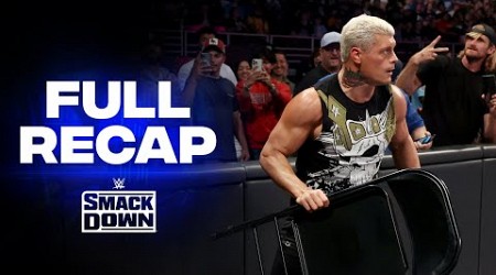 Full SmackDown highlights: July 19, 2024